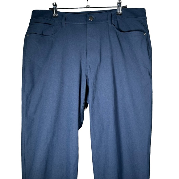 Lululemon ABC Classic-Fit 5 Pocket Pant Size 34 W 32"L Gatsby Blue - Picture 8 of 10